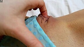 petite french girl strokes wet pussy after work chat