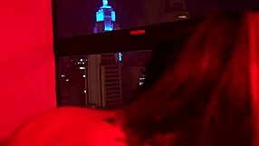 Hot tattooed alt girl chokes on big black cock before rough interracial pounding