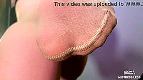 worship these nylon soles above you, goddess demands your tongue on her toes now?