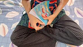 hey, desi schoolgirl's wet pussy gets pounded hard by teacher outdoors with dirty talk, moaning creampie orgasm and toe play.