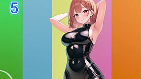 Choose your anime girl right for squid game jerk off test now!