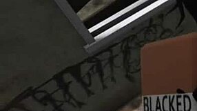 Blacked roblox bitch pussy wrecked by monster bbc late night fuck!