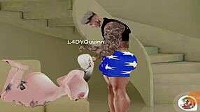 Chilena Begs For Double Cock Feast And Squirts