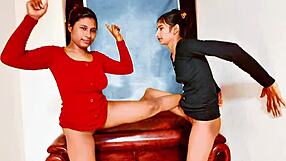 threesome overload with cute petite milf riding monster cocks deepthroat doggy and squirting everywhere!