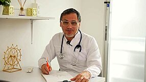 so the hot nurse mollysmithx bends over for patient juan bustos' huge cock curing his dysfunction right there