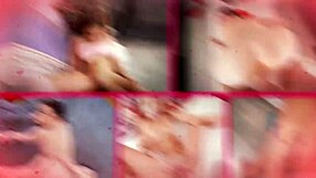 hey stepsis asia and mads tease stepbro at work then ride him cowgirl style 😏🔥