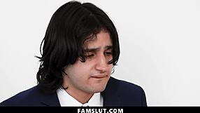 stepbrothers watch step sisters bent over deepthroating stepdads doggystyle in family threesome orgy