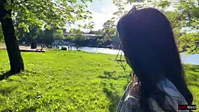 MY FRIEND MAKES ME CUM PUBLICLY WITH VIBRATOR TOY IN SKIRT ON THE STREET!