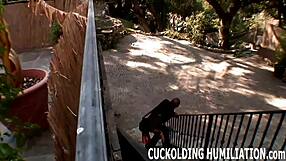 Your shrimp dick watches his BBC humiliate and own my married pussy