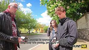 Hunt4k. Desperate Czech Teen Slut Picks Up Cash for Public Bus Fuck with Old Stranger POV