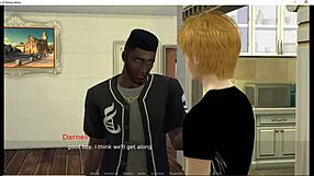 mommy watches old black bull stretch milf pussy while cuckold sims 4 game plays on