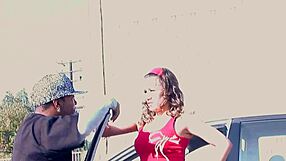 Misty Haze and Sarah Blue share interracial cock ass to mouth creampie