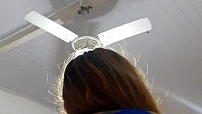 wife cheats on hubby and he explodes cum on her natural tits from the thrill