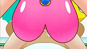 Peach Bikini Babe's Wild Cowgirl Ride Makes Huge Cock Throb Hard!