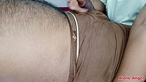 naughty teen tempts stepdad in bedroom for wild homemade tit-bouncing fuck