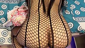 surprise stepmom watching porn then deepthroat my cock to cool her heat