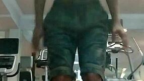 21-Year-Old Athletic Cutie Works Out Naked in Dorm for Daddy