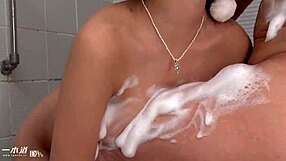 New Soap Girl Aimi Miki-chan in Santa Hat Delivers Steamy Japanese Blowjob Service Part 2