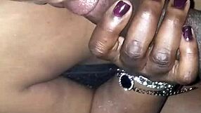 she sneaks around sucking big black monster cock while her husband waits at home clueless