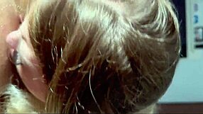 Hot blonde stepsister craves deepthroat on huge cock bareback pov