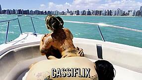 I Love Getting Naked at Sea So I Fucked on Boat Riding Huge Cock Till Cum Filled Me