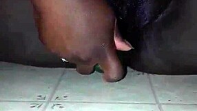 Phat cucumber fucks this pregnant ebony pussy deep and hard!