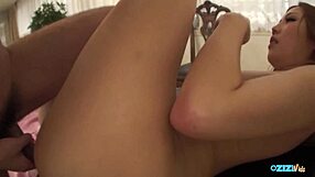 she showed up for massage but ended naked fingered doggystyle creampied with big clit sucked by old man