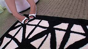 alexis blaze!! blue eyed cutie gags on huge cock messy facial cumshot