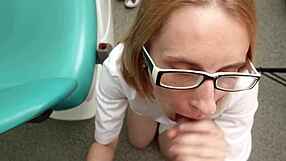 i'm so wrecked... this hot doc milf takes my cock deep in her ass then i cum all over her face