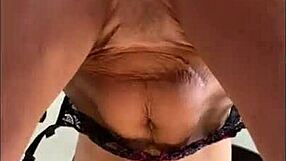 Huge Cock Milf Creampie Fills Dripping Wet Pussy Lips