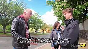 Hunt4k. Desperate Czech Teen Slut Picks Up Cash for Public Bus Fuck with Old Stranger POV