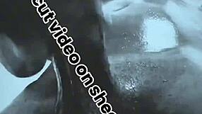 horny oiled bodybuilder masturbates huge black cock closeup doggystyle sneak peek