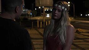 Stranded Amateur Teen 18+ Bent Over and Roughfucked Outside!