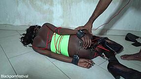 man after club i choked this hot skinny black ebony girl gagged her small waist in tight bondage