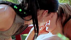 brooke adams and alyssa reece hint at strap-on pussy pleasures