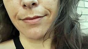 Kelly Kendricks Bares Massive Cleavage Smoking in Bright Sunlight