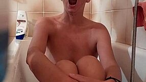 mature sandra goldener rims his ass licks deep then takes young facial cumshot