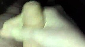 i stroke my big cock hard while rain soaks me outdoors