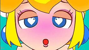 Peach Bikini Babe's Wild Cowgirl Ride Makes Huge Cock Throb Hard!