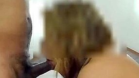 sabe como pulir el rifle with this curvy latina milf's big tits and fat ass in bedroom