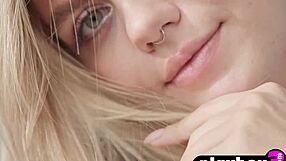 check out lana lane stripping slow ripping clothes off her big natural tits and posing her shaved pussy