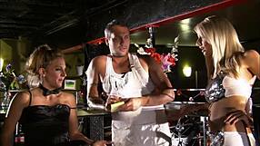 i'm losing control getting wild with busty lesbians