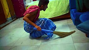 Horny Indian Wife Begs Young Servant for Rough Hardcore Pounding in Hindi