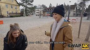 Swap4k Morning Walk Sparks Wild Wife-Swapping Threesome Frenzy!