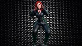 Granny black widow cosplay avenger pounds fat creampie slut missionary