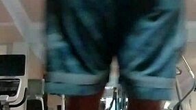 21-Year-Old Athletic Cutie Works Out Naked in Dorm for Daddy