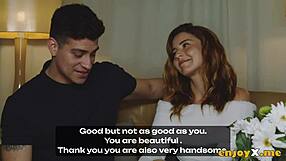 Horny Redhead Agatha with Small Tits Enjoys Hardcore Doggystyle Fuck on Bed