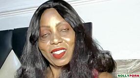 mature milf takes hot pounding from ebony pornstar krissyjoh's monster cock