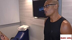 sexy black shemale monique lopes seduces crossdresser for monster cock ride