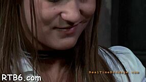 Femdom Mistress Canes Girl Senseless Before Hardcore Pussy Fucking and Sucking